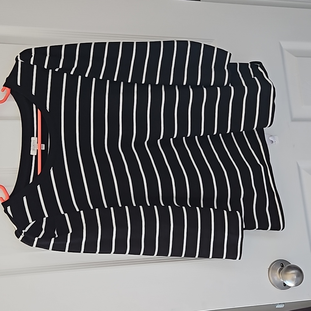 Talbot stripped 3/4 length shirt